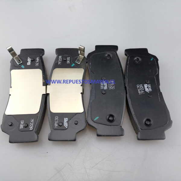 Pastillas de frenos traseras Maxus T60 2017-2021 - Imagen 2