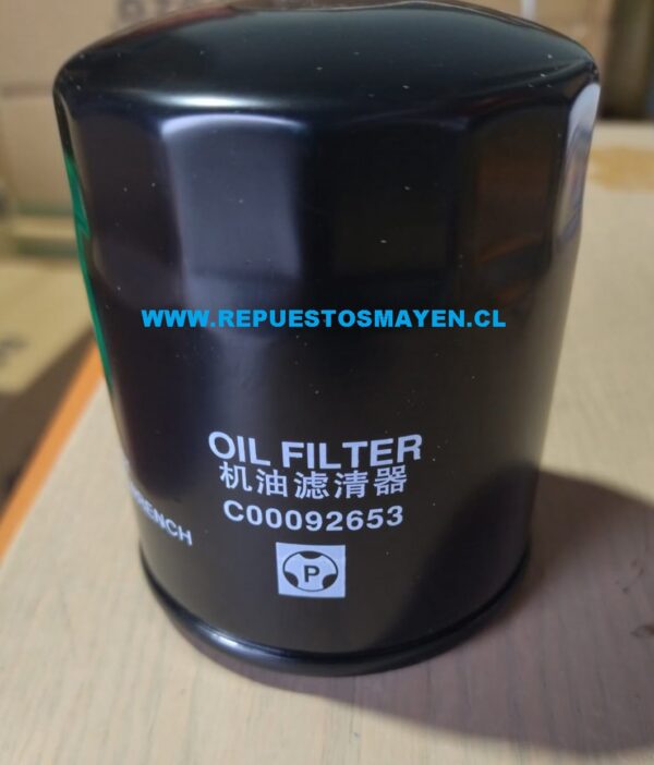 Filtro de aceite Maxus T60 D20 Motor 2.0